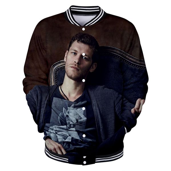 tv series the vampire diaries niklaus mikaelson baseball uniform men/women casual harajuku baseball jackets clothes, Black;brown
tv series the vampire diaries niklaus mikaelson baseball uniform men/women casual harajuku baseball jackets clothes, Black;brown
