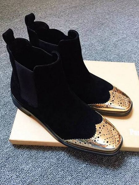 new arrival women's red bottom martin ankle ladies knight gold head real leather winter boots size 35-40, Black
new arrival women's red bottom martin ankle ladies knight gold head real leather winter boots size 35-40, Black