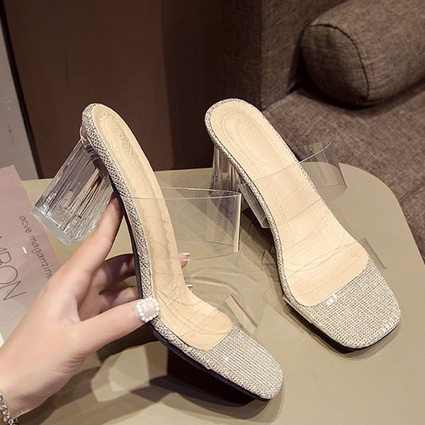 summer cool slippers fairies with skirt 2020 new thick heels wear ins mesh red transparent high heels, Black
summer cool slippers fairies with skirt 2020 new thick heels wear ins mesh red transparent high heels, Black