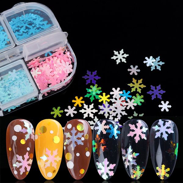 12 colors/box mixed christmas snowflakes nail sequins holographic glitters diy manicure nail art decoration, Silver;gold
12 colors/box mixed christmas snowflakes nail sequins holographic glitters diy manicure nail art decoration, Silver;gold