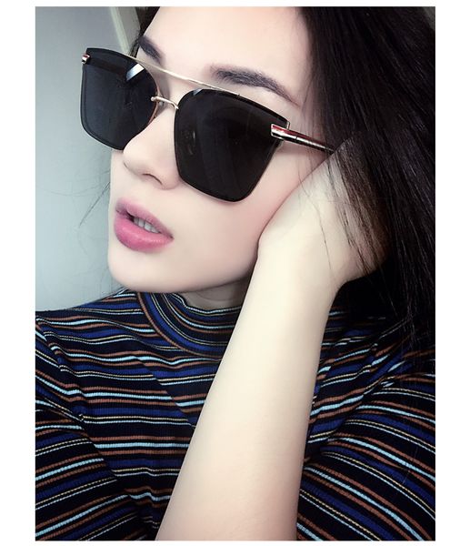new sunglasses women men oversized square glasses uv400 vintage brand lady rose gold cat eye designer eyeglasses twin-beam, White;black
new sunglasses women men oversized square glasses uv400 vintage brand lady rose gold cat eye designer eyeglasses twin-beam, White;black