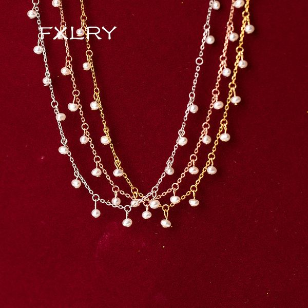 fxlry elegant silver color pearl pendant women necklaces charming pearl clavicle chain choker jewelry accessories
fxlry elegant silver color pearl pendant women necklaces charming pearl clavicle chain choker jewelry accessories
