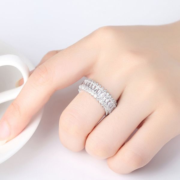 fashion silver color full square cz zircon stone rings for women shiny crystal wedding engagement jewelry cute ring
fashion silver color full square cz zircon stone rings for women shiny crystal wedding engagement jewelry cute ring