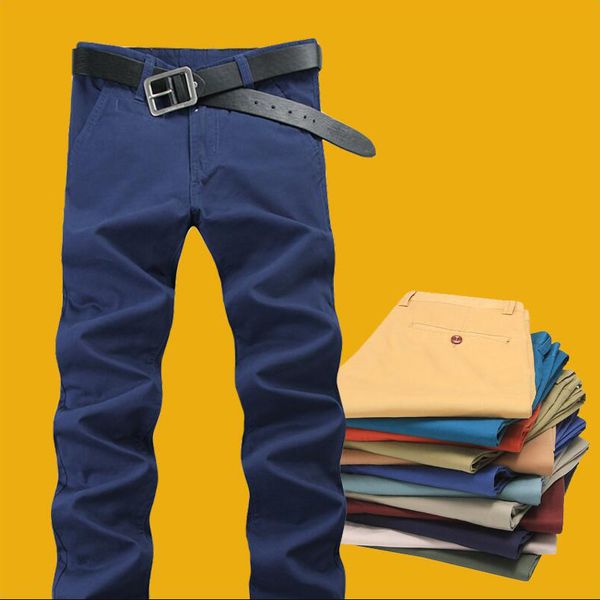 2018 men slim straight mens pants long pants dress fashion mens sanded casual business straight trousers, Black
2018 men slim straight mens pants long pants dress fashion mens sanded casual business straight trousers, Black