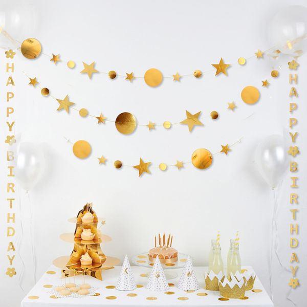 10pcs/lot 4m gold and silver disc stars pull flower pull flag hanging flag birthday party window christmas wedding decoration paper stars
10pcs/lot 4m gold and silver disc stars pull flower pull flag hanging flag birthday party window christmas wedding decoration paper stars