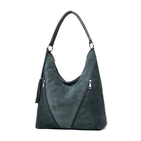 fashion green suede & pu leather female shoulder bags women leather handbag large ladies hobos bag for mother hand bags
fashion green suede & pu leather female shoulder bags women leather handbag large ladies hobos bag for mother hand bags