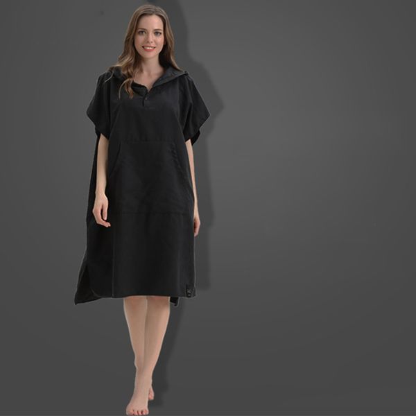 new sale changing robe bath towel outdoor hooded beach towel poncho bathrobe towels women man bathrobe