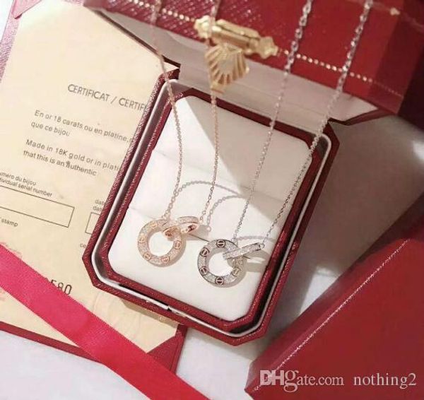 luxury design love necklace 925 sterling silver double circle letter love pendant necklace wedding necklace rose gold
luxury design love necklace 925 sterling silver double circle letter love pendant necklace wedding necklace rose gold