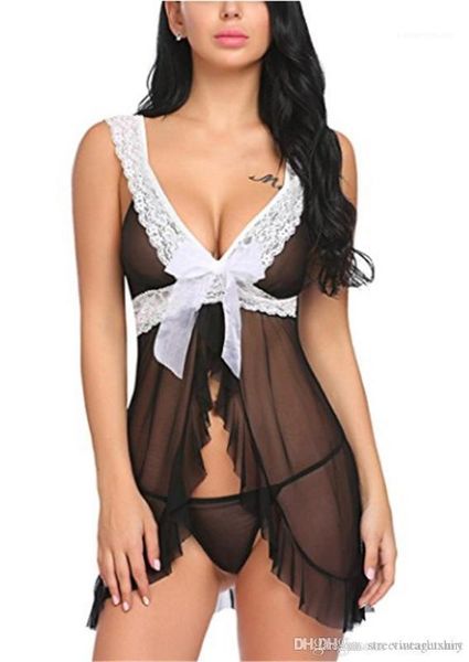 split lingerie pajama sets women designer clothes lace panelled womens sleepwear fashion, Black;red
split lingerie pajama sets women designer clothes lace panelled womens sleepwear fashion, Black;red