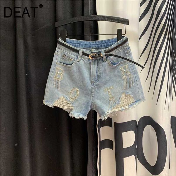 deat 2020 new broken tassels pearl emboridery vintage washed light blue denim shorts female quality wm76105
deat 2020 new broken tassels pearl emboridery vintage washed light blue denim shorts female quality wm76105