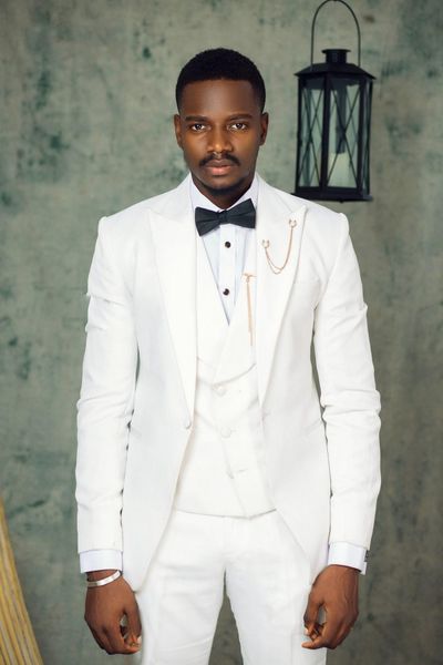 brand new ivory groom tuxedos peak lapel groomsman wedding 3 piece suit fashion men business prom jacket blazer(jacket+pants+tie+vest) 2264, Black;gray
brand new ivory groom tuxedos peak lapel groomsman wedding 3 piece suit fashion men business prom jacket blazer(jacket+pants+tie+vest) 2264, Black;gray
