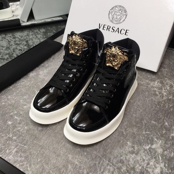 Italy V @ ersace new classic black casual sports mens shoes wear non slip casual shoes velvet mens thick platform shoes 39-44
Italy V @ ersace new classic black casual sports mens shoes wear non slip casual shoes velvet mens thick platform shoes 39-44