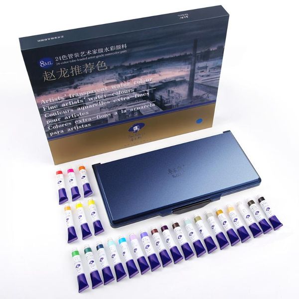 rubens 8ml artist watercolor paints tube professional water color paint 24 colors set with palette
rubens 8ml artist watercolor paints tube professional water color paint 24 colors set with palette