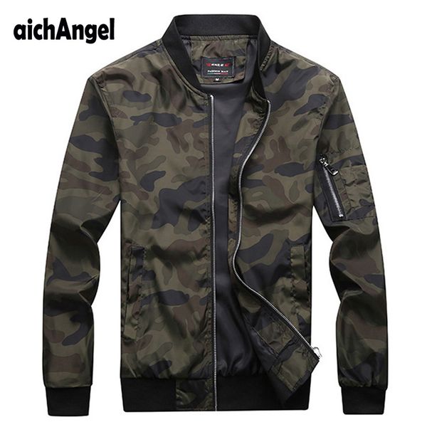 new autumn men's camouflage jackets male coats camo bomber jacket mens brand clothing outwear plus size, Black;brown
new autumn men's camouflage jackets male coats camo bomber jacket mens brand clothing outwear plus size, Black;brown