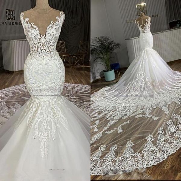 2020 новый русалка свадебные платья часовня поезд 3d кружева аппликации jewel шеи великолепная иллюзия кружева свадебные платья индивидуальн, White
2020 новый русалка свадебные платья часовня поезд 3d кружева аппликации jewel шеи великолепная иллюзия кружева свадебные платья индивидуальн, White