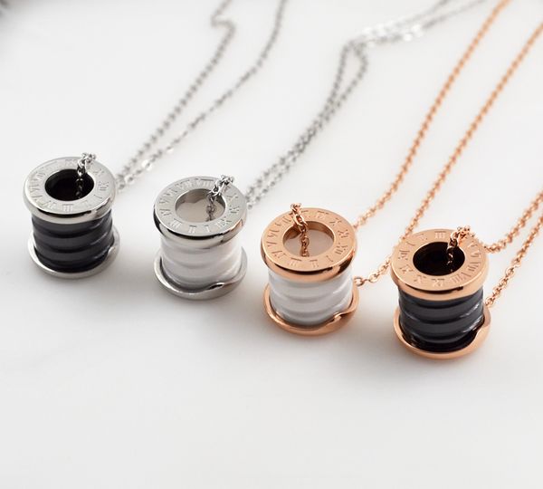 european and american titanium steel plated rose gold roman digital silver blackandwhite ceramic necklace fashionable little red man, Golden;silver
european and american titanium steel plated rose gold roman digital silver blackandwhite ceramic necklace fashionable little red man, Golden;silver