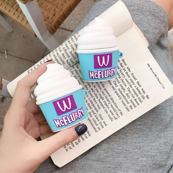 3d cute ice cream headphone cases for apple airpods 1/2 silicone protection earphone cover accessories 
3d cute ice cream headphone cases for apple airpods 1/2 silicone protection earphone cover accessories