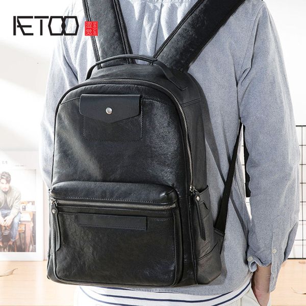 aetoo men's shoulder bags, men's fashion trend leisure travel backpack, leather computer bag, large-capacity bag
aetoo men's shoulder bags, men's fashion trend leisure travel backpack, leather computer bag, large-capacity bag