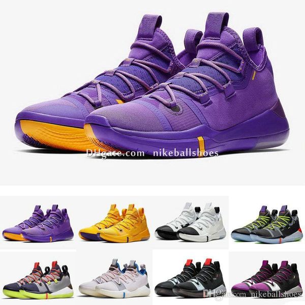 new kobe ad react exodus derozan black silver purple pink basketball shoes kb mens trainers sports sneakers with box 40-46
new kobe ad react exodus derozan black silver purple pink basketball shoes kb mens trainers sports sneakers with box 40-46