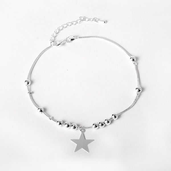 new fashion star pendant anklets 925 silver charm star anklets, suitable for ladies jewelry gifts jl005, Red;blue
new fashion star pendant anklets 925 silver charm star anklets, suitable for ladies jewelry gifts jl005, Red;blue