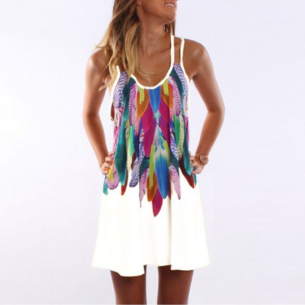 2019 Summer Women Dress Boho Mini Short Party Dress Ladies Oversize Sleeveless Sexy Beach Dresses for Women Plus Size 5XL
2019 Summer Women Dress Boho Mini Short Party Dress Ladies Oversize Sleeveless Sexy Beach Dresses for Women Plus Size 5XL