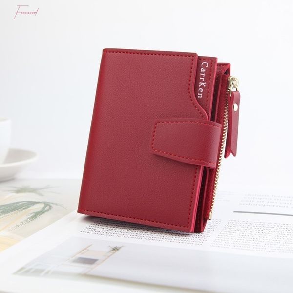 women wallet short zipper wallet clutch bag female fashion three fold coin purse ladies leather purse card money wallet mujer, Red;black
women wallet short zipper wallet clutch bag female fashion three fold coin purse ladies leather purse card money wallet mujer, Red;black