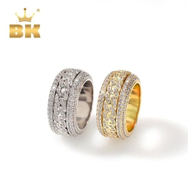 the bling king gold full whirling rings silver multirow cz paved simple jewelry punk engagement ring gifts dropshipping, Golden;silver
the bling king gold full whirling rings silver multirow cz paved simple jewelry punk engagement ring gifts dropshipping, Golden;silver