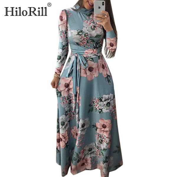 women long dress floral print beach maxi dress casual long sleeve turtleneck bandage elegant long party dress vestidos plus size, Black;gray
women long dress floral print beach maxi dress casual long sleeve turtleneck bandage elegant long party dress vestidos plus size, Black;gray