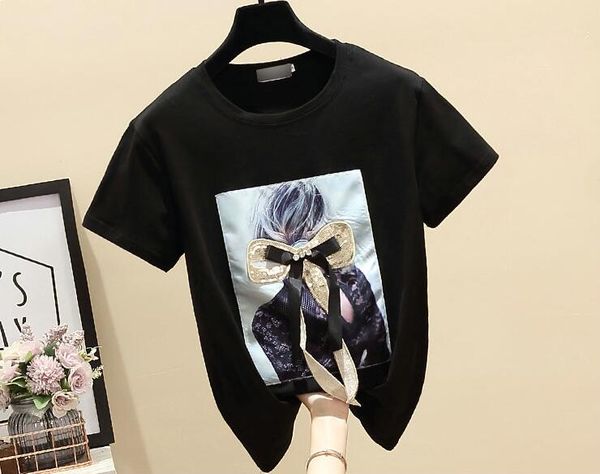 summer white t shirt women short sleeve plus size vintage black korean clothes woman t-shirt casual tee shirt fashion 2020
summer white t shirt women short sleeve plus size vintage black korean clothes woman t-shirt casual tee shirt fashion 2020