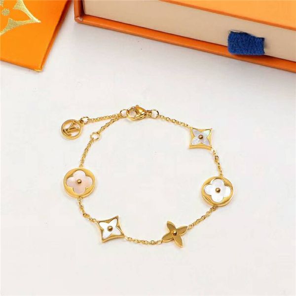 2019 new european and american fashion classic style men and women shell jewelry bracelet, couples titanium steel gift bracelet, Black
2019 new european and american fashion classic style men and women shell jewelry bracelet, couples titanium steel gift bracelet, Black