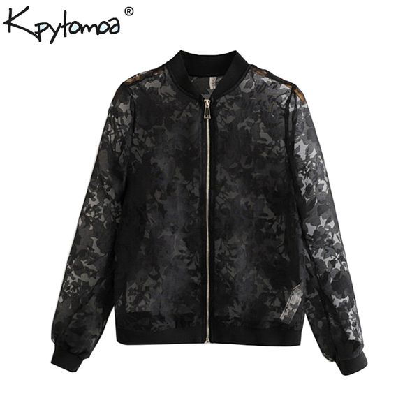 vintage stylish transparent bomber jacket women coat 2019 fashion high collar long sleeve zipper outerwear casual casaco femme, Black;brown
vintage stylish transparent bomber jacket women coat 2019 fashion high collar long sleeve zipper outerwear casual casaco femme, Black;brown