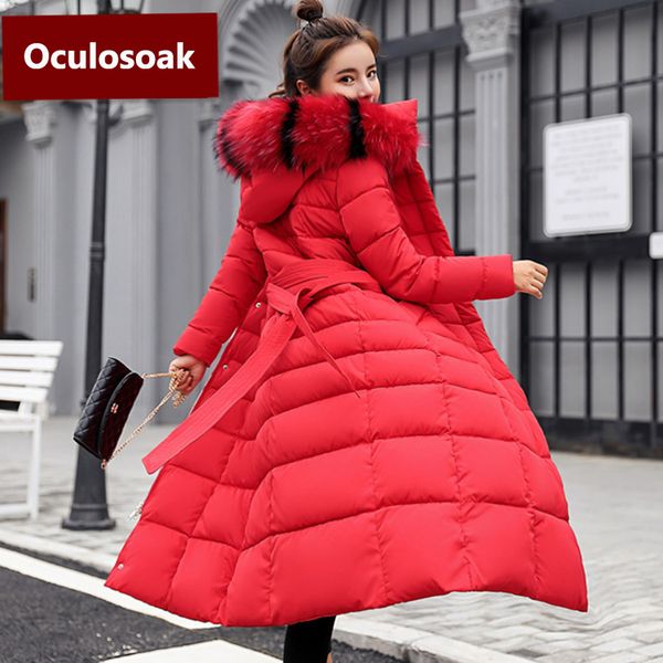 coat women's cotton jacket 2019 new winter trend long slim down jacket women thick warm down women, Black
coat women's cotton jacket 2019 new winter trend long slim down jacket women thick warm down women, Black