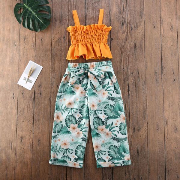 summer cute kids baby girls clothing 2pcs pleated short +long waist belt floral wide leg pants outfit set 1-5y, White
summer cute kids baby girls clothing 2pcs pleated short +long waist belt floral wide leg pants outfit set 1-5y, White