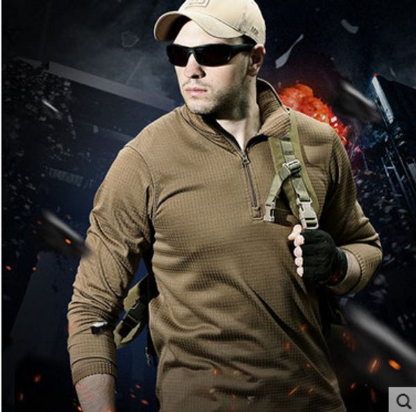 outdoor men fleece sweater camping climbing hiking shirt male sports spring autumn tactical combat coat overalls training jacket, Blue;black
outdoor men fleece sweater camping climbing hiking shirt male sports spring autumn tactical combat coat overalls training jacket, Blue;black