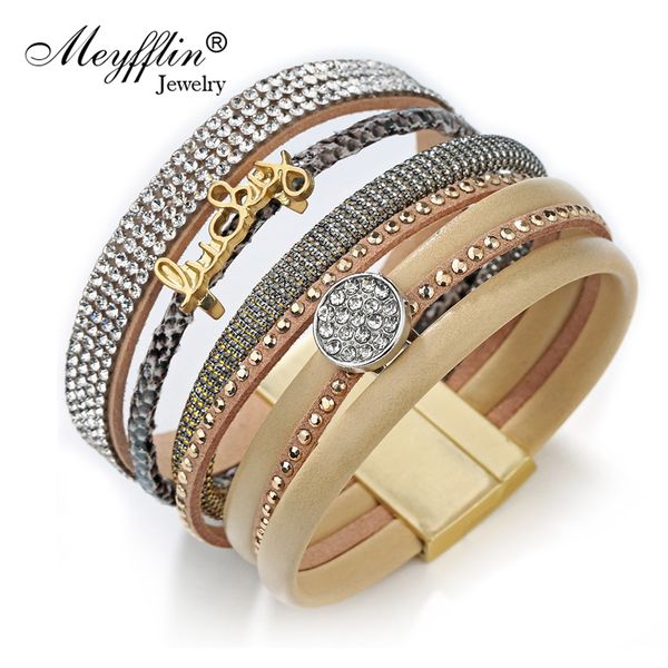 pulseras mujer 2019 мода wrap кожаный браслет магнитные браслеты браслеты для женщин мужчин ювелирные изделия очарование pulseira masculina, Golden;silver
pulseras mujer 2019 мода wrap кожаный браслет магнитные браслеты браслеты для женщин мужчин ювелирные изделия очарование pulseira masculina, Golden;silver