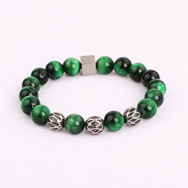 new design men bracelet natural stone tiger eye beads stainless steel ball stretch bracelet for men, Black
new design men bracelet natural stone tiger eye beads stainless steel ball stretch bracelet for men, Black