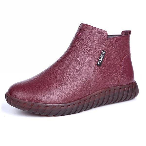 bonjean vintage handmade genuine leather women ankle boots casual snow boots winter ladies flat shoes zip rubber botines mujer, Black
bonjean vintage handmade genuine leather women ankle boots casual snow boots winter ladies flat shoes zip rubber botines mujer, Black