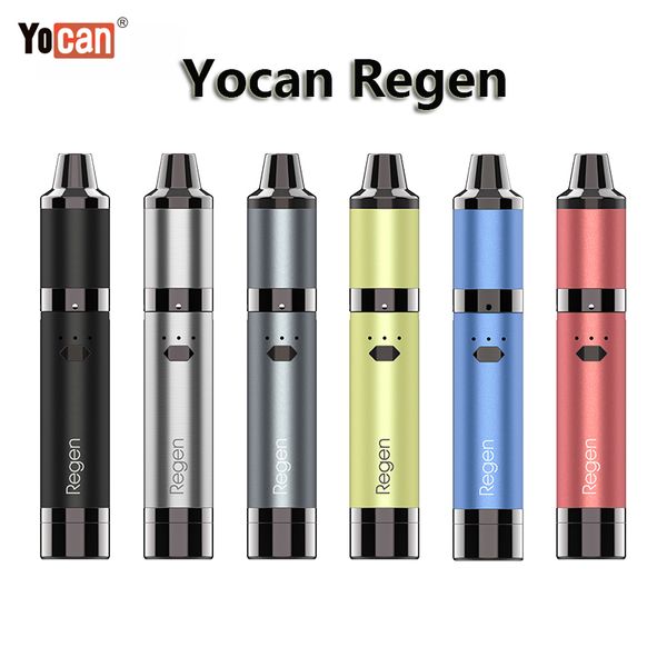Оригинал yocan реген воск Vape ручка 1100 мАч аккумулятор с QTС катушки магнитного подключения портативного Вапоризатора 6 цветов в наличии
Оригинал yocan реген воск Vape ручка 1100 мАч аккумулятор с QTС катушки магнитного подключения портативного Вапоризатора 6 цветов в наличии