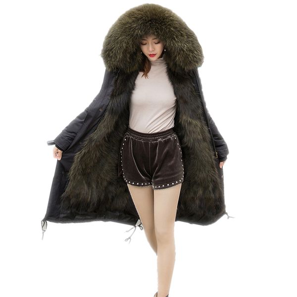 2019 new fashion real raccoon dog fur warm thicken winter women coat female plus size 5xl oversize loose casual hooded jacket g6, Black
2019 new fashion real raccoon dog fur warm thicken winter women coat female plus size 5xl oversize loose casual hooded jacket g6, Black