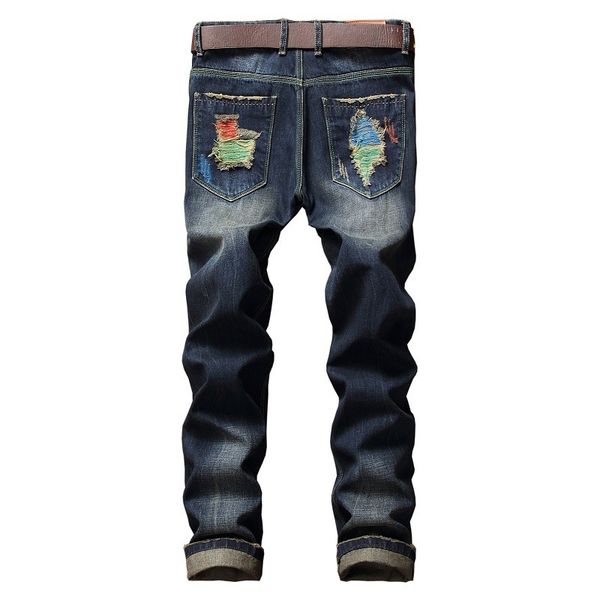 new arrival brush paint broken hole jeans men trend tide fashion casual mens cotton plus size 28-33 34 36 38 40 42, Blue
new arrival brush paint broken hole jeans men trend tide fashion casual mens cotton plus size 28-33 34 36 38 40 42, Blue
