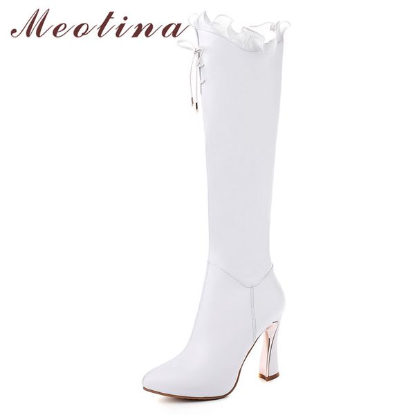 meotina winter knee high boots женщины природные натуральная кожа супер высокий каблук длинные сапоги молния заостренный носок туфли lady ра, Black
meotina winter knee high boots женщины природные натуральная кожа супер высокий каблук длинные сапоги молния заостренный носок туфли lady ра, Black