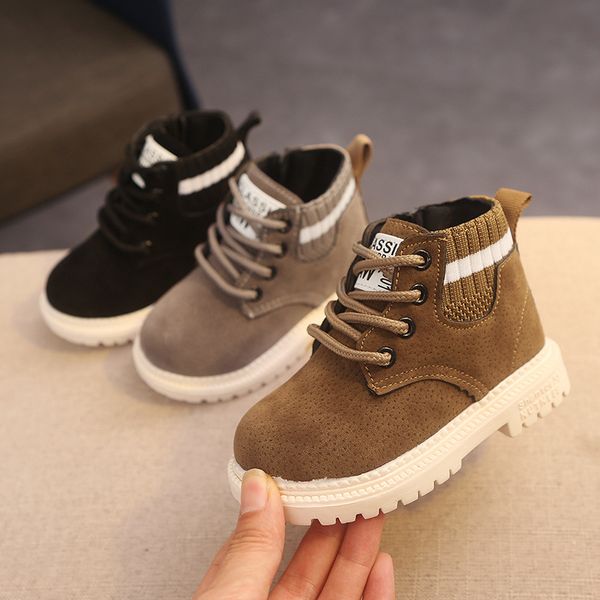 children casual shoes 2019 new winter martin boots boys shoes fashion leather soft antislip girls snow boots sport running, Black;grey
children casual shoes 2019 new winter martin boots boys shoes fashion leather soft antislip girls snow boots sport running, Black;grey