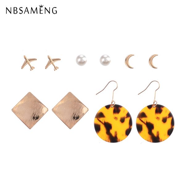 2019 pearl moon aircraft acrylic leopard round earrings set tassel vintage stud geometric earrings for women fashion jewelry, Silver
2019 pearl moon aircraft acrylic leopard round earrings set tassel vintage stud geometric earrings for women fashion jewelry, Silver