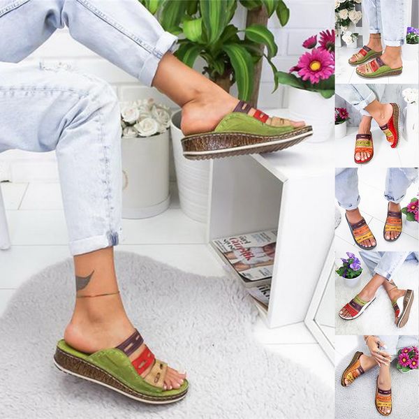 summer women retro sandals open toe platform casual shoes ladies outdoor beach low heel flip flops plus size 2020, Black
summer women retro sandals open toe platform casual shoes ladies outdoor beach low heel flip flops plus size 2020, Black