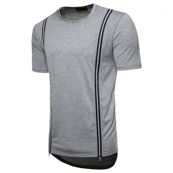 tshirts fashion mens solid tees casual loose male summer designer zipper, White;black
tshirts fashion mens solid tees casual loose male summer designer zipper, White;black