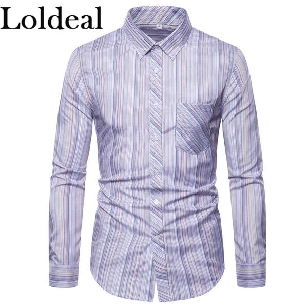 loldeal men slim shirt long sleeve striped with pocket buttons for business casual, White;black
loldeal men slim shirt long sleeve striped with pocket buttons for business casual, White;black