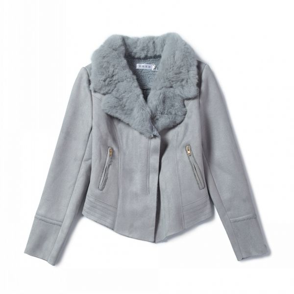 real ps winter clothes women suede coat short jacket fur collar zipper thick slim outwear chaqueta mujer c91195, Black;brown
real ps winter clothes women suede coat short jacket fur collar zipper thick slim outwear chaqueta mujer c91195, Black;brown