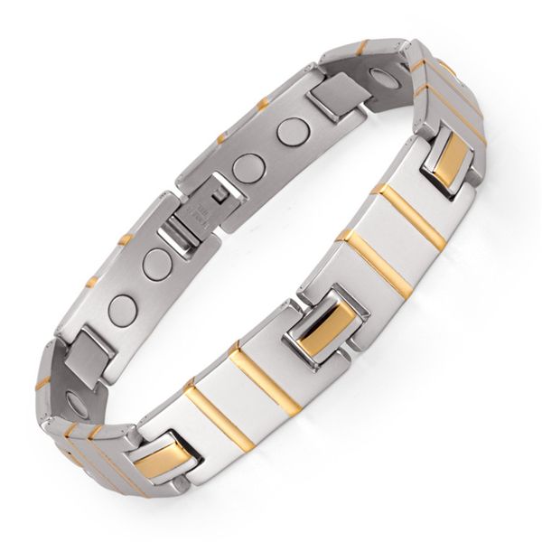 health care men's magnet bracelet stainless steel magnet men's fashion bracelet, Black
health care men's magnet bracelet stainless steel magnet men's fashion bracelet, Black