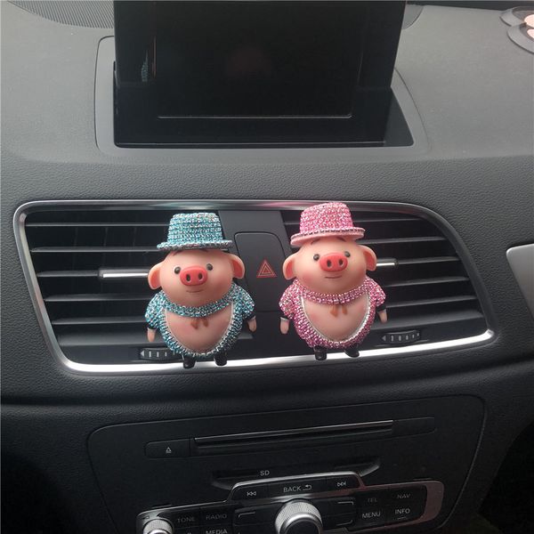 exquisite lady car freshener cute diamond pig doll perfume clip cartoon decoration car perfume fine gentleman pig
exquisite lady car freshener cute diamond pig doll perfume clip cartoon decoration car perfume fine gentleman pig