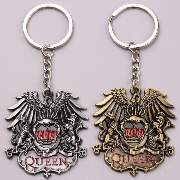 keychains rock band queen keychain bohemian rhapsody logo eagle crown alloy key chain ring holder fashion jewelry accessory chaveiro, Silver
keychains rock band queen keychain bohemian rhapsody logo eagle crown alloy key chain ring holder fashion jewelry accessory chaveiro, Silver